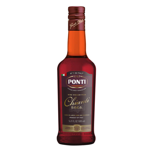Ponti Chianti DOCG Red Wine Vinegar, 16.9 oz (500 ml)