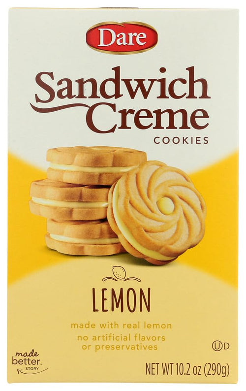 Dare Lemon Creme Cookies, 10.2 oz