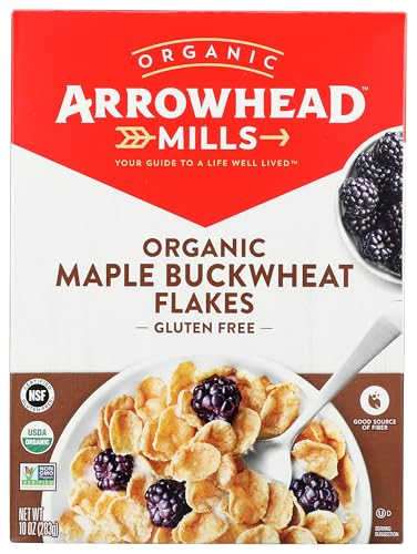 Arrowhead Mills Organic Maple Buckwheat Flakes, 10 oz