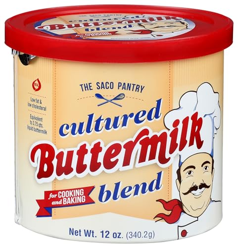 Saco Cultured Buttermilk Powder for Cooking and Baking, 12 oz