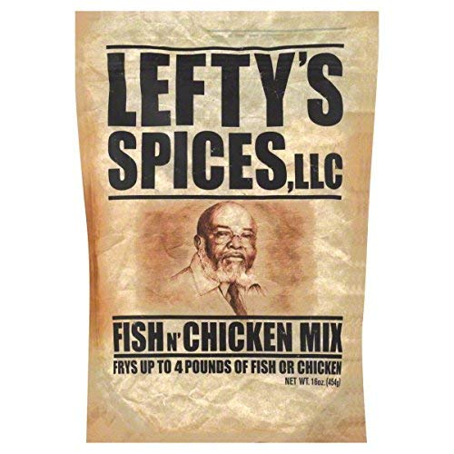 Lefty's Spices Fish n' Chicken Mix, 16 oz (Pack of 2)