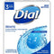 Dial White Deodorant Soap Bars, 4 oz (Pack of 3)