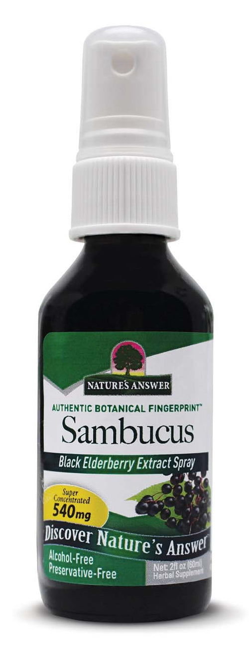 Nature's Answer Alcohol-Free Sambucus Extract Spray, 2 oz