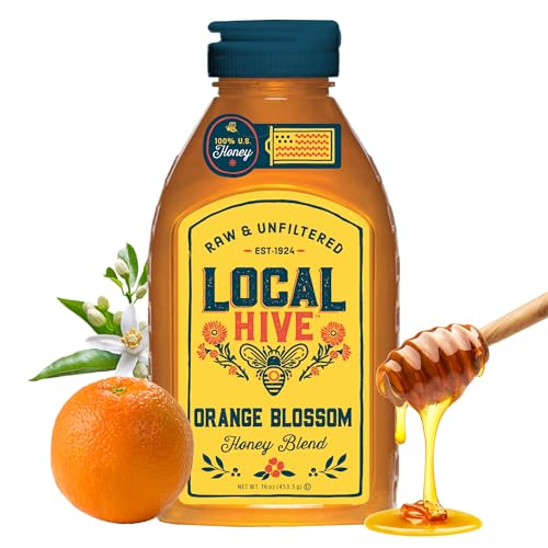 Local Hive Orange Blossom Raw & Unfiltered Honey, 16 oz