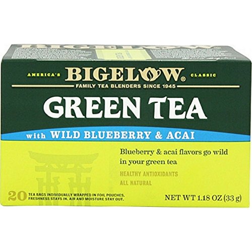 Bigelow Green Tea with Blueberry, 20 Count