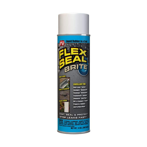 Flex Seal Spray Rubber Sealant Coating, Brite, 14 oz