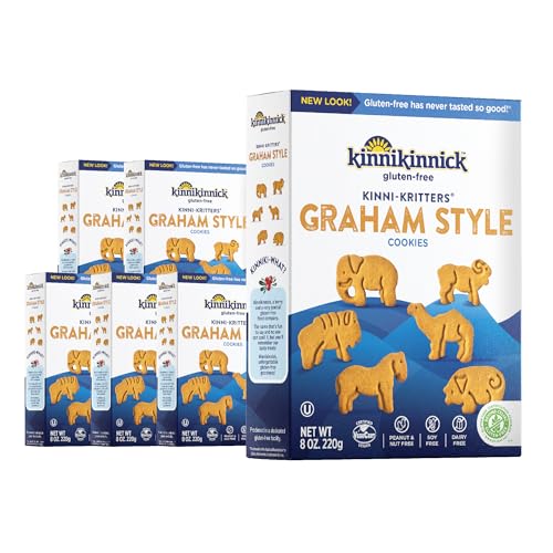 Kinnikinnick Gluten-Free KinniKritters Graham Animal Cookies, 8 oz