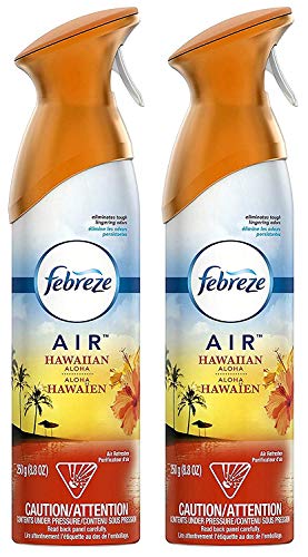 Febreze Air Freshener Spray, Hawaiian Aloha, 8.8 oz (Pack of 2)