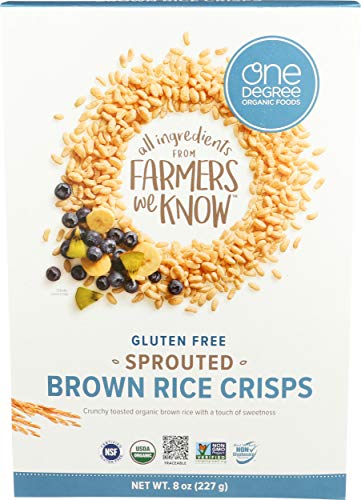 Sprouted Brown Rice Crisps Cereal, 8 oz (Case of 6)