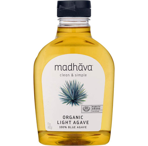 Madhava Organic Light Agave Nectar, 17 oz
