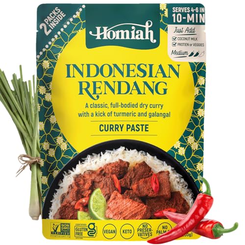Homiah Rendang Curry Paste, 7 oz