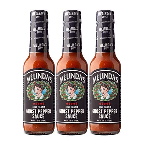 Melinda's Ghost Pepper Hot Sauce, 5 oz (Pack of 3)