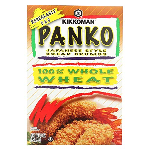 Kikkoman Japanese Style Whole Wheat Panko Bread Crumbs, 8 oz