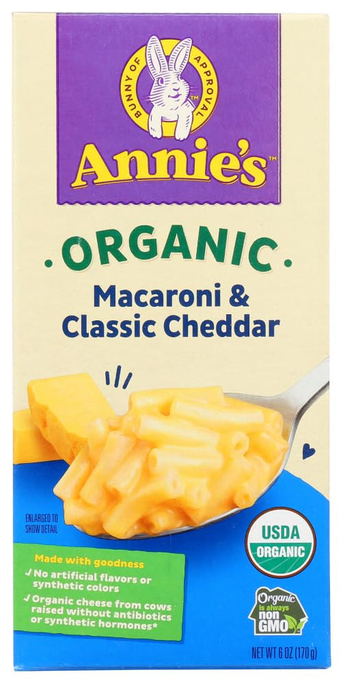 Annie's Homegrown Classic Macaroni and Cheese, 6 oz
