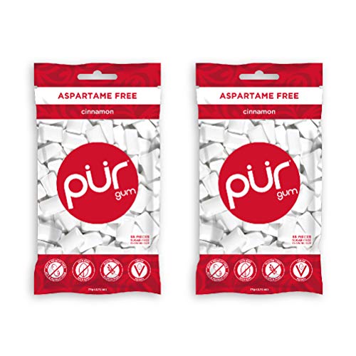 PUR Gum Cinnamon, 55 Count (Pack of 2)