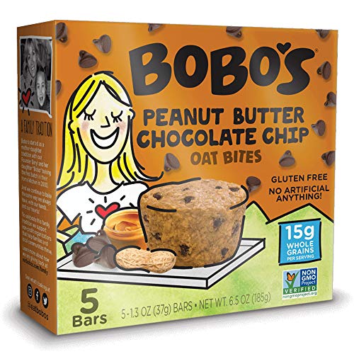 Bobo's Oat Bites, Peanut Butter Chocolate Chip, 1.3 oz (5 Count)