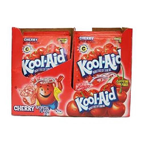 Kool-Aid Cherry Powdered Drink Mix, 0.13 oz Packets (48 Count)