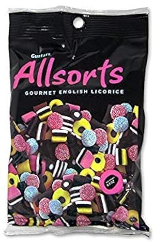 Gustaf's AllSorts Gourmet English Licorice Candy, 6.3 oz
