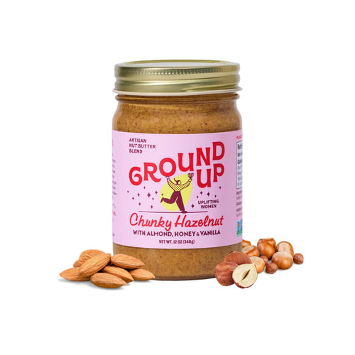 Ground Up Oregon Hazelnut Almond & Hazelnut Nut Butter, 12 oz