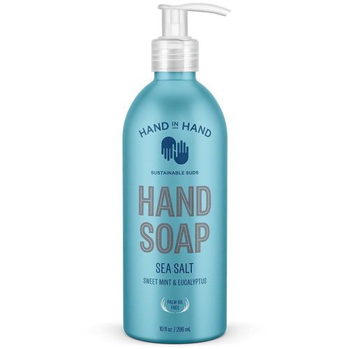 Hand in Hand Hand Soap, Sweet Mint & Eucalyptus Sea Salt, 10 fl oz