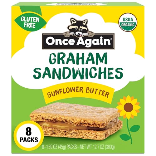 Once Again Sunflower Butter Graham Sandwiches, 8 Count