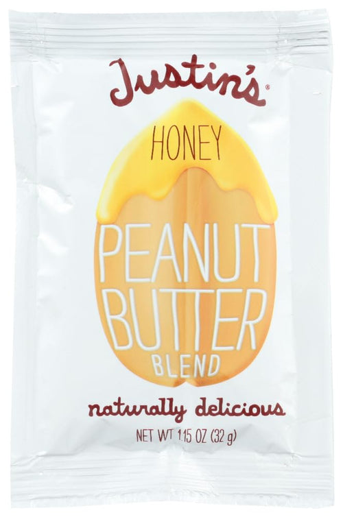 Justin's Honey Peanut Butter Squeeze Packs, 1.15 oz (Pack of 20)