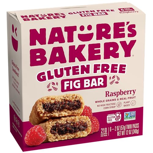 Nature's Bakery Gluten-Free Raspberry Fig Bars, 6 Pack