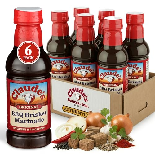 Claude's Original BBQ Brisket Marinade Sauce, 16 oz