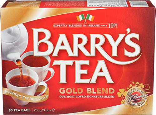 Barry's Tea Gold Blend, Irish, 80 Count (Pack of 3)