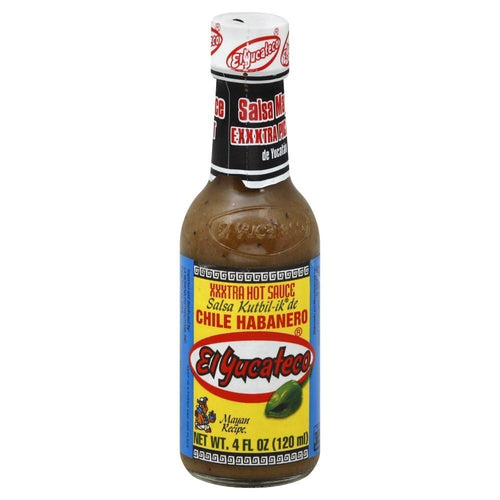 El Yucateco XXXtra Hot Habanero Sauce, 4 oz