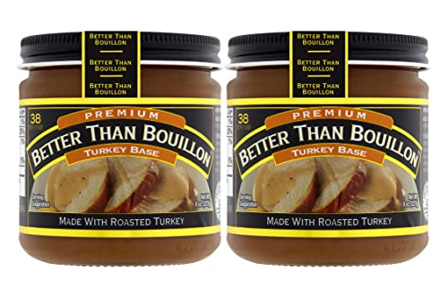 Better Than Bouillon Turkey Base, 8 oz Glass Jar (Pack of 2)
