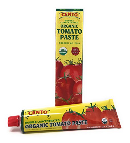 Cento Double Concentrated Organic Tomato Paste, 4.56 oz (2 Tubes)