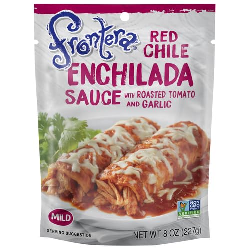 Frontera Mild Red Chile Enchilada Sauce with Roasted Tomato and Garlic, 8 oz