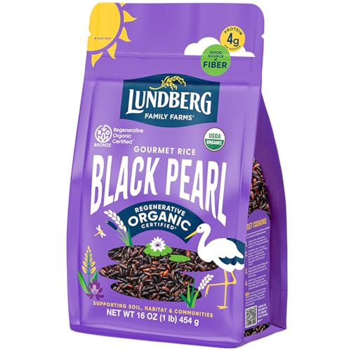 Lundberg Black Pearl Rice, 16 oz