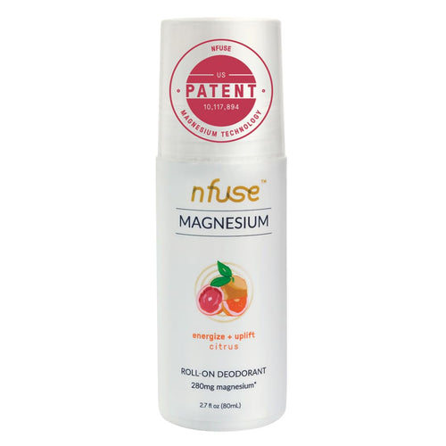 nfuse Magnesium Roll-On Deodorant, Citrus (Energize and Uplift)