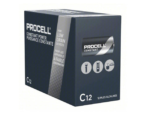 Alkaline C Batteries (Pack of 12)