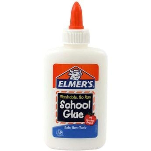 Elmer's Washable No-Run School Glue, 1.25 oz (Pack of 12)