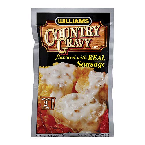 Williams Gravy Mix with Sausage, 2.5 oz (Pack of 12)