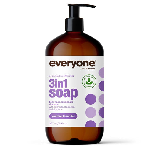 EO 3 in 1 Soap, Vanilla Lavender, 32 fl oz
