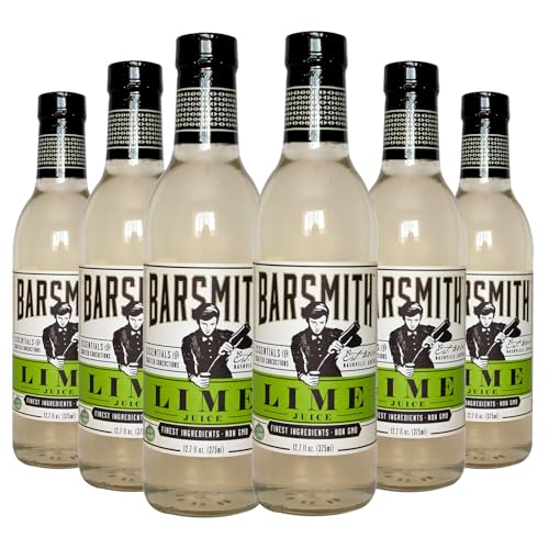 Barsmith Bar Essentials Sweetened Lime Juice, 12.7 oz (Pack of 6)
