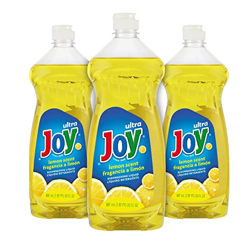 Joy Ultra Dish Soap, Lemon Fresh, 30 fl oz (Pack of 3)
