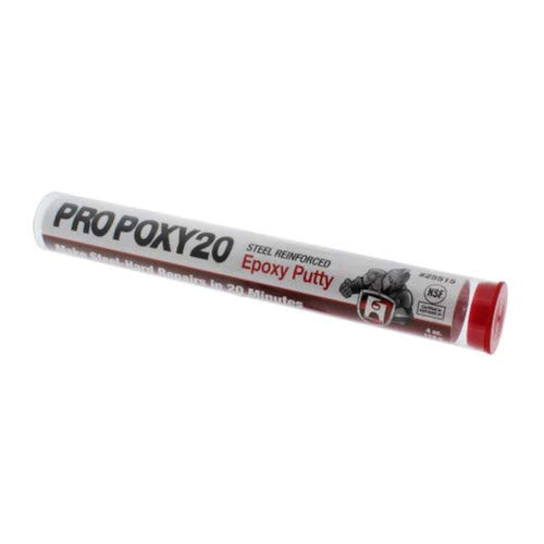 Hercules Pro Poxy 20 Epoxy Putty, Dark Gray/Black, 4 oz