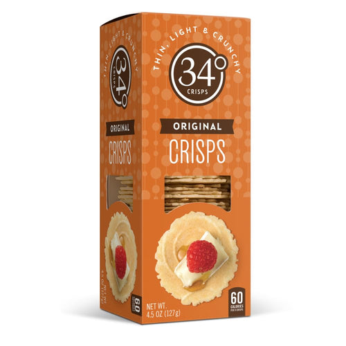 34 Degrees Original Crisps, 4.5 oz