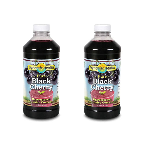 Dynamic Health Black Cherry Juice Concentrate, 16 oz (Pack of 2)
