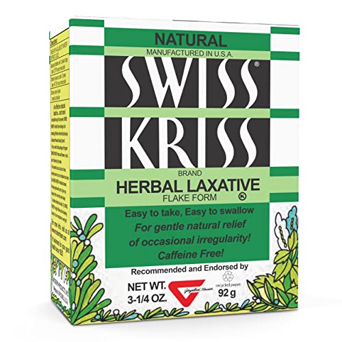 Swiss Kriss Herbal Laxative Flakes, 3.25 oz