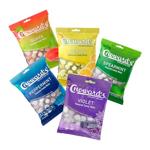 Choward's Assorted Mint and Fruit Candy Bundle (Pack of 5)
