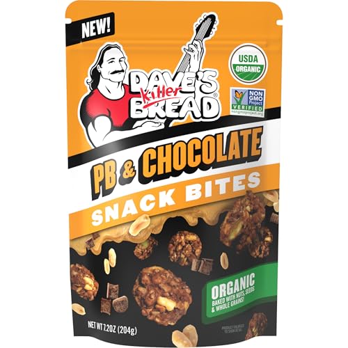 Dave's Killer Bread PB & Chocolate Organic Snack Bites, 7.2 oz