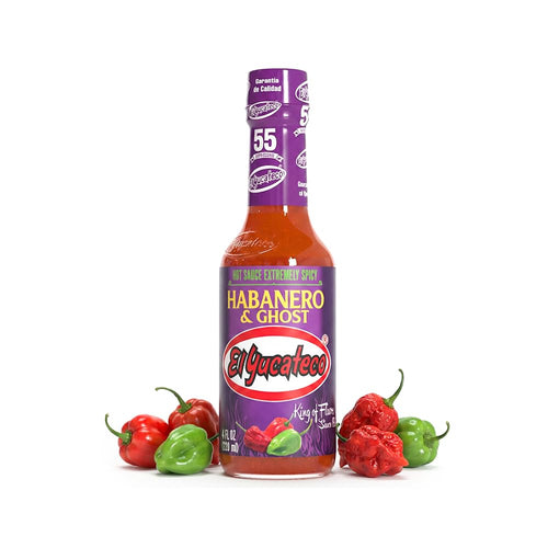 El Yucateco Habanero and Ghost Pepper Hot Sauce, 4 fl oz