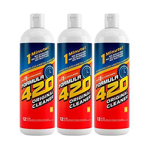Formula 420 Glass Metal Ceramic Pipe Cleaner, 12 oz (Pack of 3)
