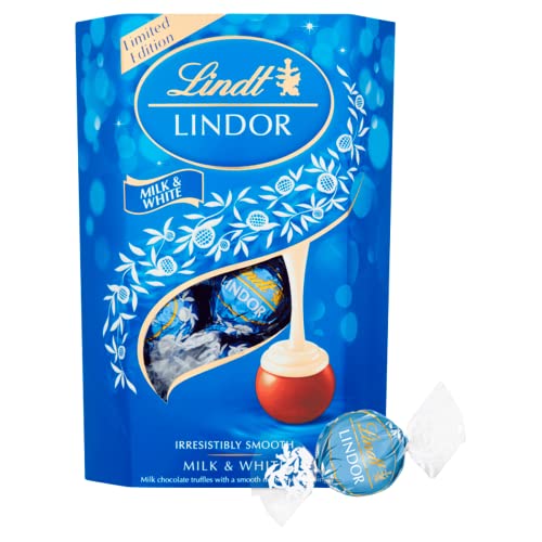 Lindor Milk & White Chocolate Truffles, 200 g
